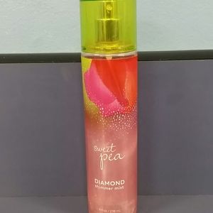 Bath & Body Works Sweet Pea Diamond Shimmer mist